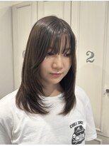 ティラベント 南船場店(tiravento) レイヤーカット 赤み消しカラー