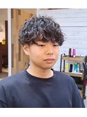 スパイラルパーマ ツイストスパイラル 縦落ちパーマ