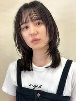 イーストハムネオ(EAST HAM NEO) ミディアムレイヤー/顔まわりカット/ナチュラル