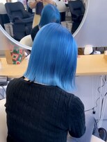 プネル(punel)&nbsp;ブルー　ケアブリーチ　原宿