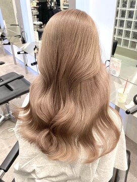 サンクプロジェクト(cinq PROJECT) 原宿韓国顔まわりミルクティーベージュヘーゼルベージュブラウン