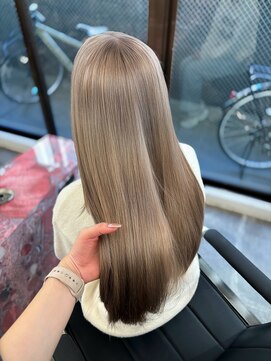 ペレ 栄店(PELE) 黒髪/クラゲヘアー/オリーブグレー/小顔/ココアベージュ/栄