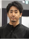 MEN’S HAIRブルーブラックシャドウパーマ