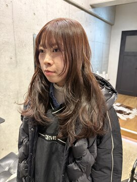 アイフィ(iFY) 【iFY 大川】ふんわりレイヤー×ピンクベージュ