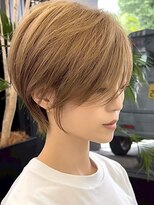 ブレス ヘアデザイン(BLESS hair design)&nbsp;静岡駅ショートボブくびれショートイルミナカラー顔周りレイヤー