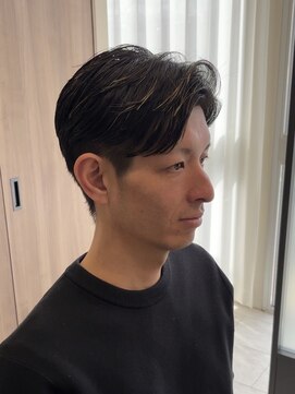 ブルーベイル(Blue Veil.) 30代40代メンズセンターパート清潔感ビジネス好感度