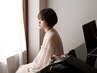 7.8月限定.クセ・広がりを抑えた艶髪へ◎顔まわりストレート+カットカラーTR