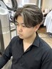 【白髪ぼかし】メンズカット＋ハイライトカラー＋超音波トリートメント 