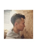 マギーヘア(magiy hair)&nbsp;magiy hair　[Yumoto Yuka] ストリート系ツーブロックパーマ