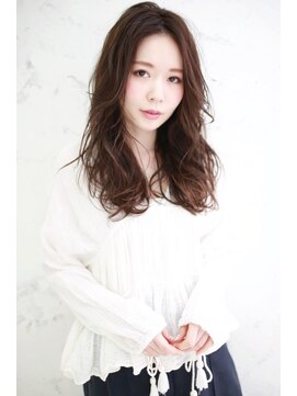 ラフィス ヘアー スワッグ 枚方店(La fith hair swag) 【La fith】 大人可愛いロングウェーブスタイル