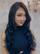 エクステ専門店あるじゃんすー 柏店 ネイビー#シールエクステ#エクステ#イメチェン#耳かけ#柏