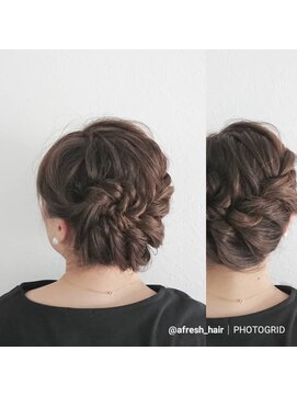 アフレッシュヘアー(afresh hair) ヘアアレンジ