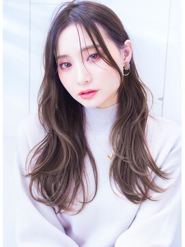 ルーヴル 西宮北口(Louvre) 【くすみブルー☆グレージュ】ショコラベージュニュアンスカラー