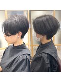 大人女性を叶えるハンサムショート