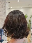ミディアムパーマ