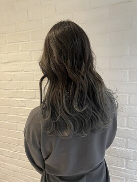 エイト 福岡天神店(EIGHT fukuoka) 【EIGHT福岡 1月 片山智裕】シルクグレーバレイヤージュ