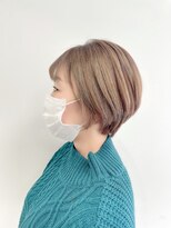 アッシュ 高円寺店(Ash)&nbsp;ハニーラテベージュのハイライトショート★★