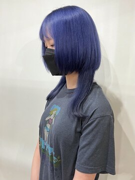 ホワイト 梅田(white) #色落ち綺麗なコバルトブルー