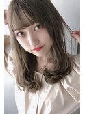 10代20代30代40代ミディアム切りっぱなしボブアッシュカラー
