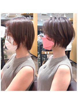 アヴァロン(AVALON) 絶壁解消×くびれ×30代40代50代×ひし形大人ショートボブ永