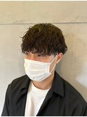 滋賀、南草津、メンズ美容室、波巻きツイストスパイラルパーマ