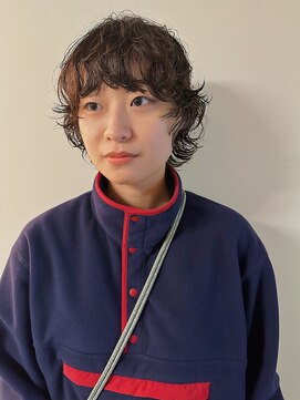 ノラギンザユー(NORA GINZA/U) パーマショートウルフ伸ばしかけショートショートウルフパーマ