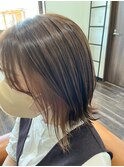 20代30代ベージュインナーカラー