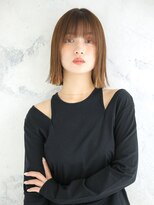 クリスタルマジック 伊賀店(CRYSTAL MAGIC)&nbsp;抜け感溢れる切りっぱボブ