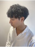 【スパイラルパーマ】平巻き マッシュ ゆるふわ くしゃ髪