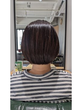 アーツ 茅ヶ崎(arts) 前髪/マチルダボブ/ピンクベージュ/インナーグレージュ/ショート