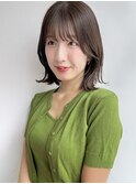 レイヤーボブ*前髪ありボブ*ミディアムレイヤー*30代40代も◎3