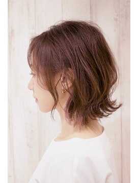 アルトス 浦和(ARTS) 切りっぱなしボブ×ピンク×浦和の美容室ARTS谷島樹