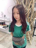 ソーソー(SoSo)&nbsp;《SoSo》セミロング×ピンクラベンダー