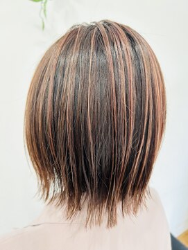ナチュラルピー 東向日店(Natural P) ピンク系ハイライト