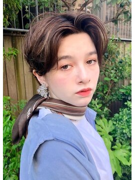 エトラ 渋谷店(etora) ハンサムショート　グレージュ