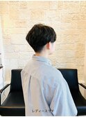 大人かわいいショート女子 刈り上げ/メンズライク/艶カラー#3