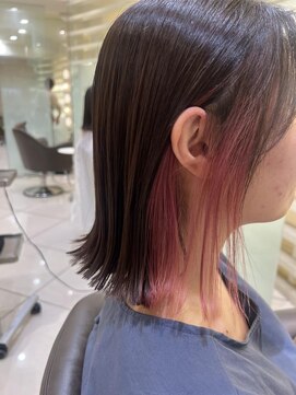 マージュ ギンザ(marju GINZA) □インナーカラー ピンク