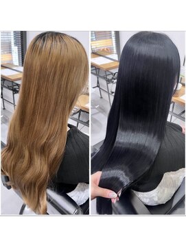 ネクスト 池袋(NEXT) カラー/ブルーブラック/ツヤ髪/髪質改善