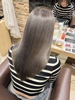 グレースバイハピネス(grace by happiness) 髪質改善 韓国風巻き顔周り小顔レイヤー 大人かわいいグレージュ