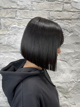 ラ ミューズ ヘアー(La mju:z hair) 韓国アイドルもやってる!!タッセルボブ(a)