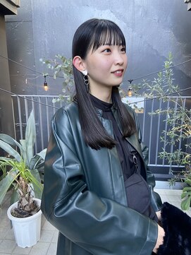 パープル(PURPLE) 艶髪ロング/ストレートヘア/ロングヘア/縮毛矯正