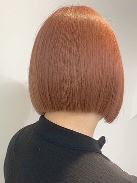 ハイル(Heil) ぷつっとカット×ハイトーンオレンジ