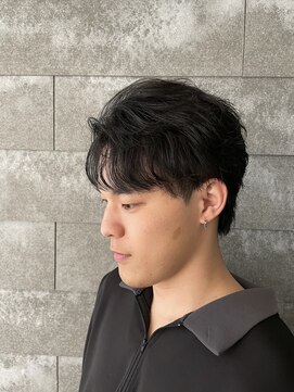 ニアウ 伊勢崎連取店(Niau) メンズマッシュシャドウパーマメンズパーマ