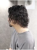 渋谷強めツイストスパイラルパーマスパイラルパーマメンズウルフ