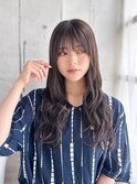 Aラインのセミウェットミックスカール