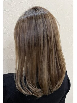 トウカ 南行徳店(TOUKA) ミルクティーベージュ/大人可愛いミディアムボブ/髪質改善[南行]