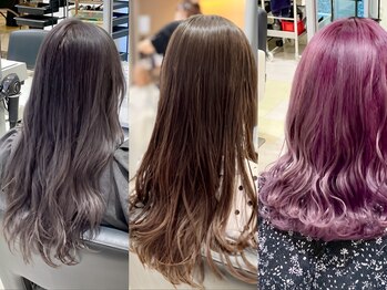 グラーツィェドゥーエ(GRAZIE due)の写真/【桜山/御器所】ケアブリーチ使用!髪色も質感もワンランク上の仕上がりに♪透明感あるカラーで垢抜け◎