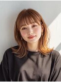 くびれ/アプリコットオレンジ/ミディアム