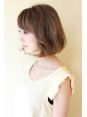 30代40代50代大人可愛いボブ ウェービーボブ