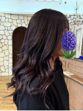 ビゼン 東伏見本店(hair make BIZEN) ピンクバイオレット